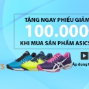 Chương trình khuyến mại "Tuần lễ vàng Asics 2016"