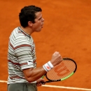 Raonic bất ngờ đánh bại Dimitrov ở vòng 2 giải Mardid Open