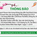 Lịch nghỉ tết Dương lịch của Sport House