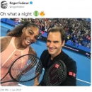 Roger Federer: Serena Williams có cú giao bóng thật đáng sợ