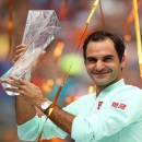 Thắng tốc hành 'máy giao bóng', Federer vô địch Miami Open