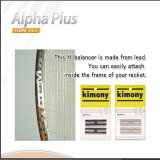 Chì dán vợt chữ H Kimony Alpha plus (KBN261)